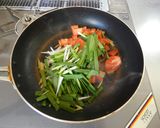 トマト入りにら玉作り方5写真