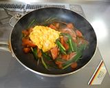 トマト入りにら玉作り方7写真