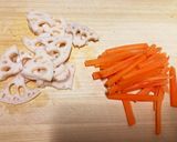 ガリと野菜のコンソメスープ作り方1写真