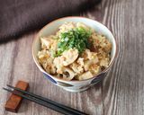 蓮根と梅ツナ塩昆布の旨だし炊き込みご飯作り方4写真