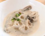 ぶりと蓮根の味噌クリーム煮作り方11写真