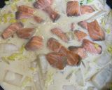 サーモンと白菜のクリーム煮~味噌仕立て~作り方6写真