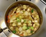 クリームチーズで♪根菜たっぷり和風スープ作り方5写真