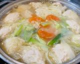 ＊鶏胸肉で水炊き＊作り方7写真