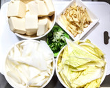 白菜と豆腐の生姜煮を卵とじで作り方1写真