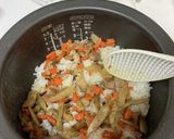 今日も麺つゆで簡単☆鶏牛蒡ご飯作り方4写真