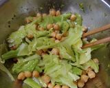 ひよこ豆とキャベツのホットサラダ作り方8写真