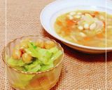 ひよこ豆とキャベツのホットサラダ作り方9写真