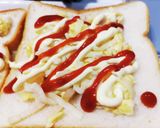 スクランブルエッグトースト作り方6写真