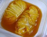 レンジで簡単！中華ロール白菜作り方4写真