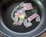 菜の花とベーコンのガーリックバター炒め作り方3写真