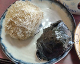 今日の私のお昼ごはん♪お握り2種類作り方1写真