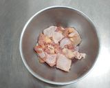 鶏肉とごぼうのあまがらめ作り方2写真