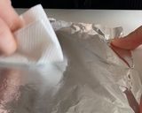 米粉で作るチョコとバターのホイル焼き作り方3写真