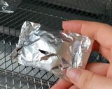 米粉で作るチョコとバターのホイル焼き作り方6写真
