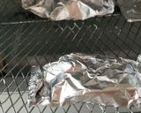 米粉で作るチョコとバターのホイル焼き作り方8写真
