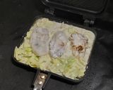 ホットサンドメーカーでカキオコ作り方3写真