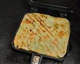ホットサンドメーカーでカキオコ作り方4写真