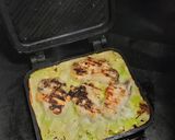 ホットサンドメーカーでカキオコ作り方5写真