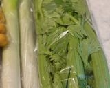 セロリの葉っぱでピリ辛作りおき作り方1写真