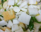 白菜とお餅のとろーりチーズミルク煮作り方3写真