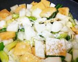 白菜とお餅のとろーりチーズミルク煮作り方4写真