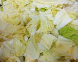 白菜とお餅のとろーりチーズミルク煮作り方5写真