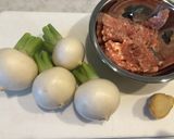 とろとろカブのそぼろあんかけ作り方1写真