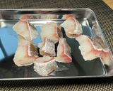 鱈と野菜の揚げ＋黒酢あんかけ（大戸屋）作り方1写真