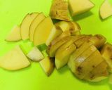 食欲そそる！新じゃがとタコのニンニク炒め作り方1写真