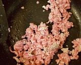 ほくほく新じゃが！ガーリックひき肉あん作り方3写真