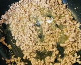 ほくほく新じゃが！ガーリックひき肉あん作り方4写真