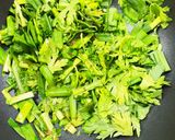 ニラ玉春菊と鶏の塩麹炒め〜中華風〜作り方6写真