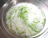 大根とたくあんのサラダ作り方1写真