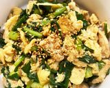 ニラ玉春菊と鶏の塩麹炒め〜中華風〜作り方11写真