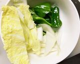 レンジ肉無豆腐きな粉松屋風ネギ塩野菜炒め作り方8写真