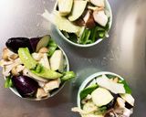 レンジ肉無豆腐きな粉松屋風ネギ塩野菜炒め作り方12写真