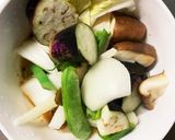 レンジ肉無豆腐きな粉松屋風ネギ塩野菜炒め作り方14写真
