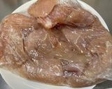 甘酒効果でやわらか！黒ごまチキンカツ作り方2写真