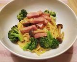 ブロッコリーとベーコンのバター醤油パスタ作り方8写真