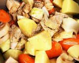 鶏肉と蓮根の煮物作り方6写真