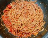 ☆鯖の水煮缶で暗殺者のパスタ☆作り方5写真