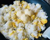 ふつうに美味しい♡おかかネギマヨ七味炒飯作り方5写真