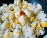 ふつうに美味しい♡おかかネギマヨ七味炒飯作り方6写真