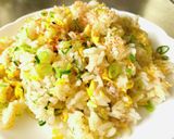 ふつうに美味しい♡おかかネギマヨ七味炒飯作り方9写真