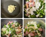 簡単！こんがりケチャップ☆ナポリタン弁当作り方3写真