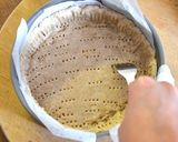 オートミール生地の生チョコタルト作り方7写真