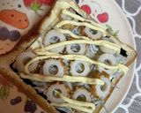 しらす＊海苔＊竹輪のトースト作り方2写真