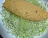 減量メシ罪悪感ナシ☆温キャベツオムレツ作り方4写真