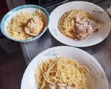 簡単★ゆずこしょうガーリックチキンパスタ作り方4写真